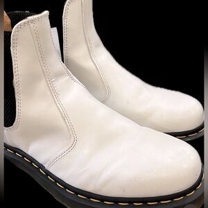 White Chelsea Dr. Martens